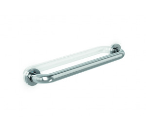 Barra recta 600mm inox brillante